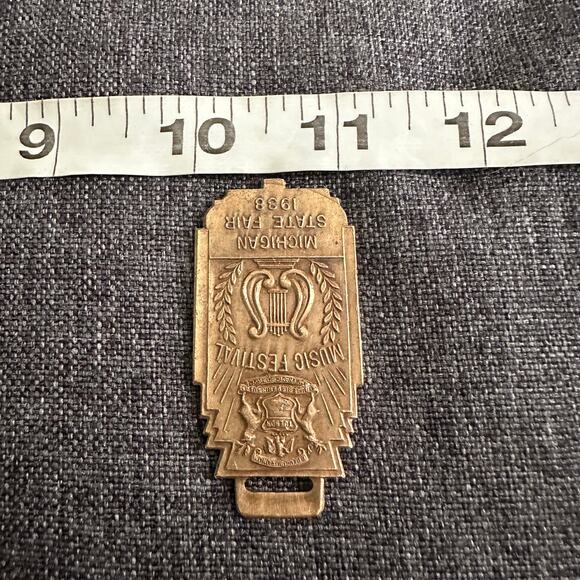 1938 Michigan State Fair Music Festival Medal - Picture 7 of 7